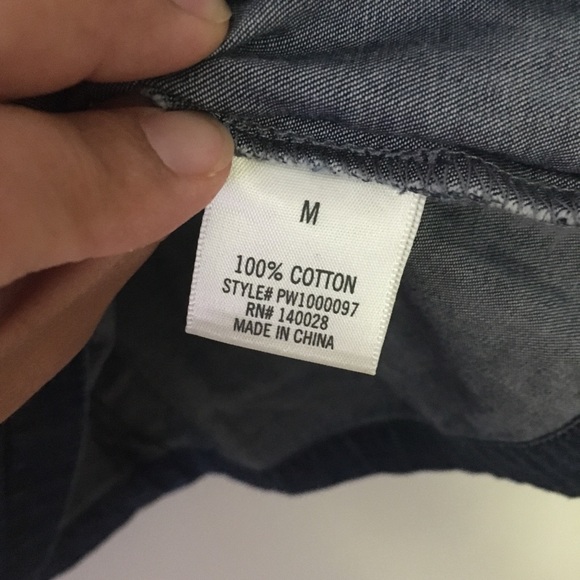 Embroidered denim tank - Picture 4 of 5